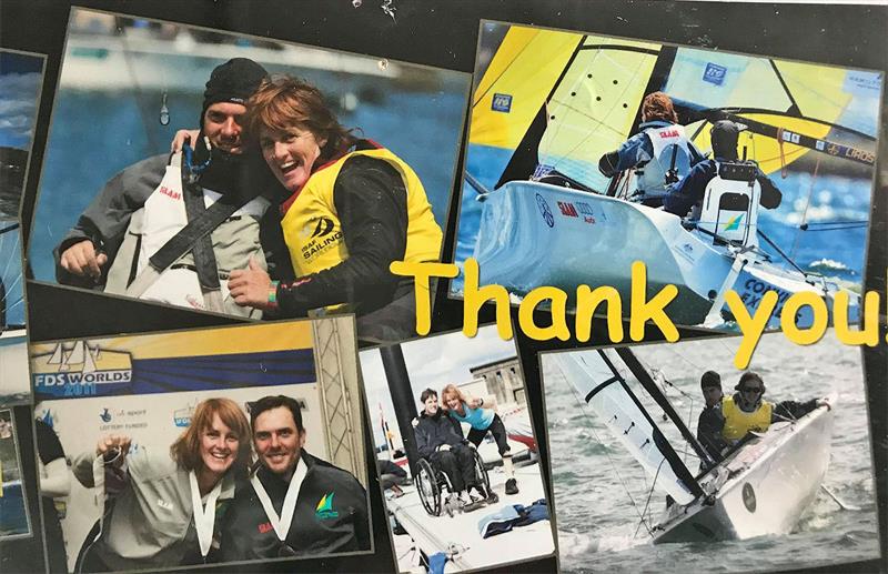  A thank you from happy, Gold Medal winning athletes... - photo © Adrian Finglas