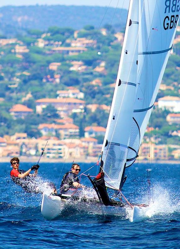 SL16 Worlds in Saint-Tropez photo copyright Iain Philpott taken at Société Nautique de Saint-Tropez and featuring the SL16 class