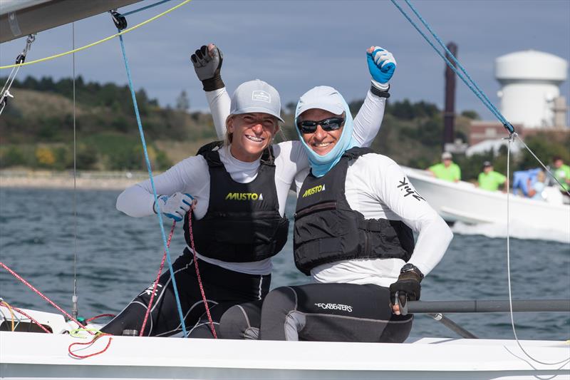 Augie Diaz and Barbie Brotons (USA) win the Snipe Western Hemisphere & Orient Championship photo copyright Matias Capizzano taken at Cottage Park Yacht Club and featuring the Snipe class