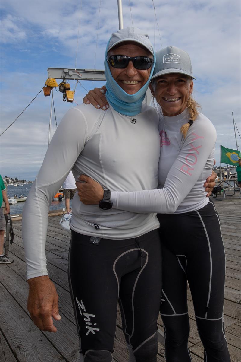 Augie Diaz and Barbie Brotons (USA) win the Snipe Western Hemisphere & Orient Championship photo copyright Matias Capizzano taken at Cottage Park Yacht Club and featuring the Snipe class