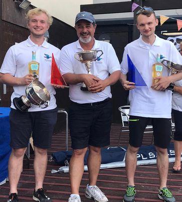 UK Snipe Nationals 2022: Winners at the prize giving photo copyright Charlotte Knight taken at Mount Batten Centre for Watersports and featuring the Snipe class