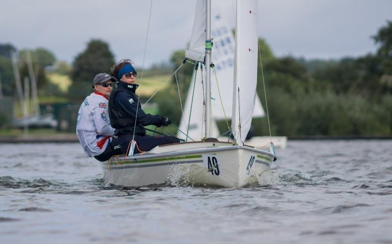 Overall winners Matthew Wolstenholme & Jess Kelly during the Budworth 75th Anniversary Snipe Open photo copyright Amy Barrett taken at Budworth Sailing Club and featuring the Snipe class