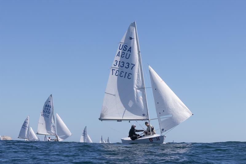 Ernesto Rodriguez/Kathleen Tocke (USA) win 2 races on Snipe Western Hemisphere & Asia Championship Day 1 photo copyright Matias Capizzano / www.capizzano.com taken at Club Yates Algarrobo and featuring the Snipe class