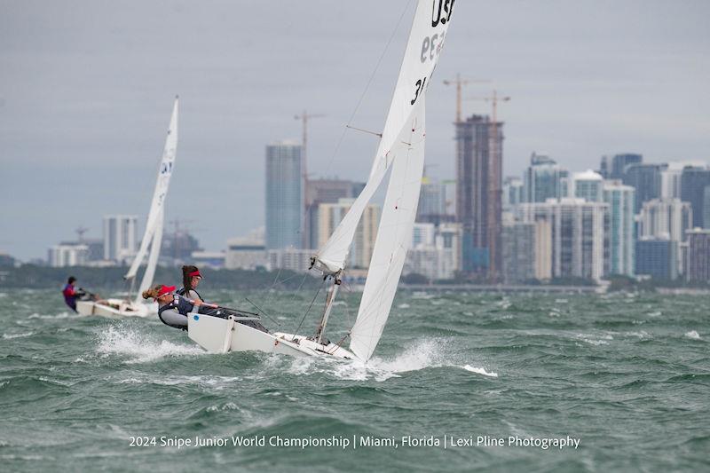 2024 Snipe Junior World Championship in Miami, Florida photo copyright Lexi Pline Photography taken at Coconut Grove Sailing Club and featuring the Snipe class