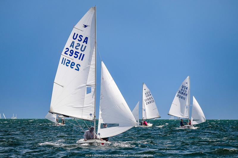 The Snipe makes its debut in the Bacardi Invitational Regatta fleet at the 97th Bacardi Cup photo copyright Martina Orsini taken at Coral Reef Yacht Club and featuring the Snipe class