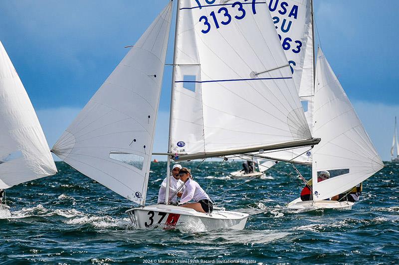 Snipe - victory to Ernesto Rodriguez / Issa Uribe (USA 31337) - 97th Bacardi Cup photo copyright Martina Orsini taken at Coral Reef Yacht Club and featuring the Snipe class