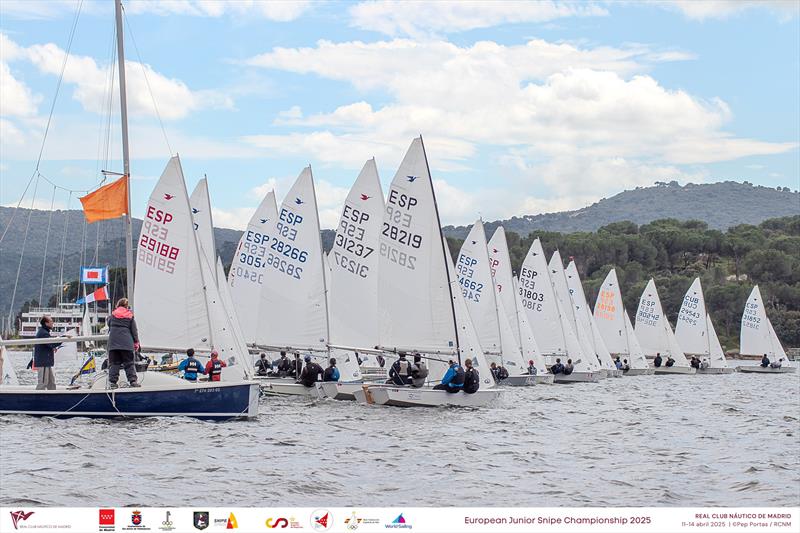 2025 European Youth Snipe Championship day 3 photo copyright Pep Portas / RCNM taken at Real Club Náutico de Madrid and featuring the Snipe class