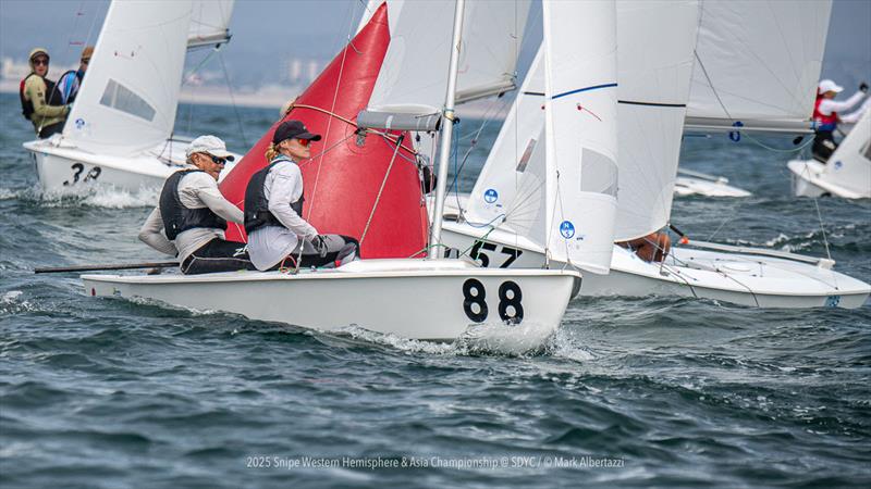 2025 Snipe Western Hemisphere & Asia Championship Regatta photo copyright Mark Albertazzi taken at San Diego Yacht Club and featuring the Snipe class
