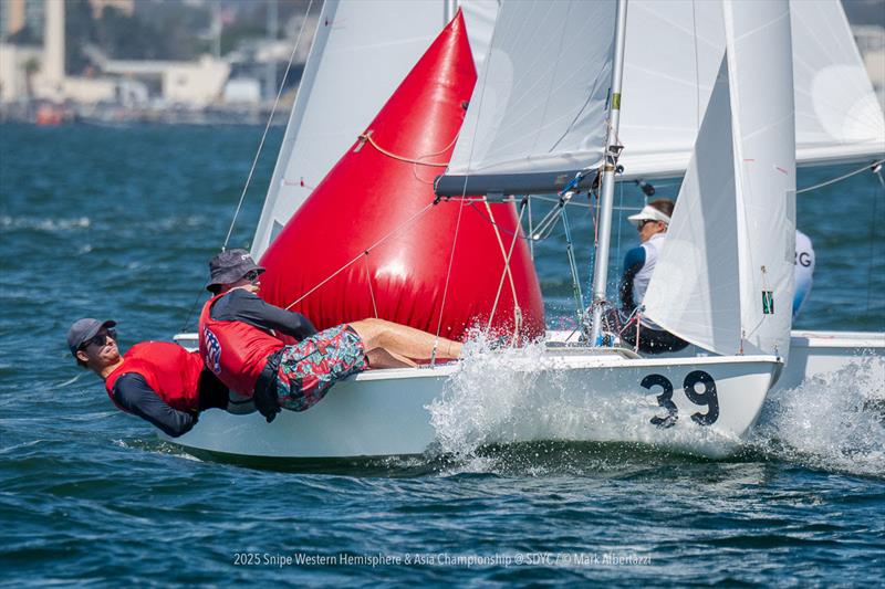 2025 Snipe Western Hemisphere & Asia Championship Regatta photo copyright Mark Albertazzi taken at San Diego Yacht Club and featuring the Snipe class