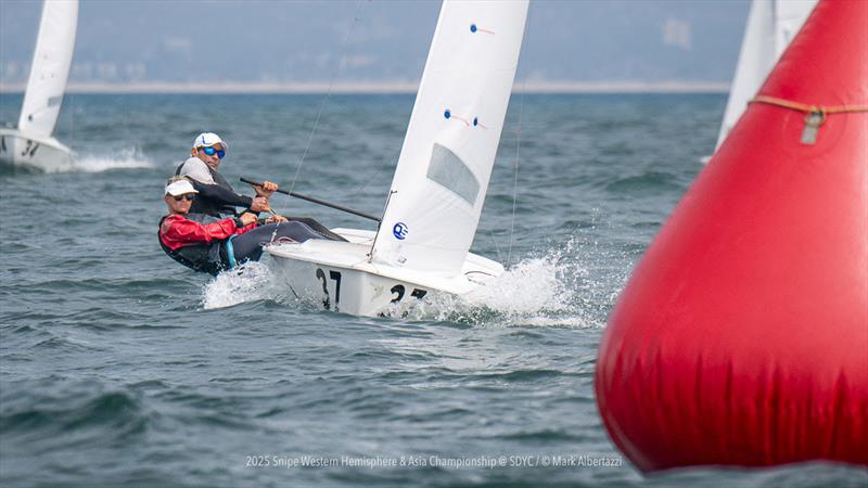 2025 Snipe Western Hemisphere & Asia Championship Regatta photo copyright Mark Albertazzi taken at San Diego Yacht Club and featuring the Snipe class
