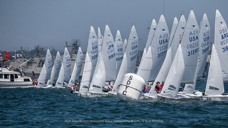 2025 Snipe Western Hemisphere & Asia Championship Regatta photo copyright Mark Albertazzi taken at San Diego Yacht Club and featuring the Snipe class