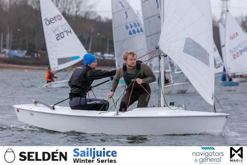 Selden Sailjuice Winter Series Grafham Grand Prix photo copyright Tim Olin / www.olinphoto.co.uk taken at Grafham Water Sailing Club and featuring the Snipe class