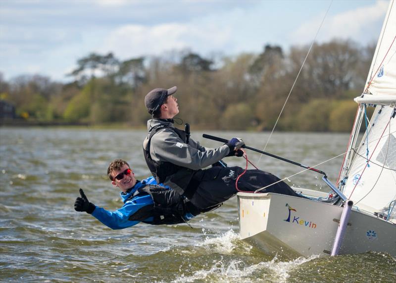 Harry and George Burgess during the Snipe Junior, Women's and Under 30 Nationals 2026 at Bough Beech photo copyright Amy Barrett taken at Bough Beech Sailing Club and featuring the Snipe class