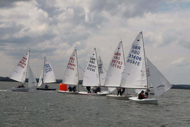 Rounding the wing mark during the Snipe South East Championship at Blackwater - photo © Zoe Nelson