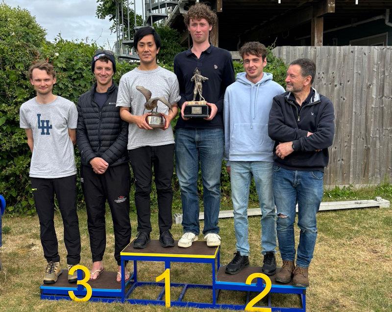 Podium - Snipe open meeting at Stone photo copyright Mike Stone taken at Stone Sailing Club and featuring the Snipe class