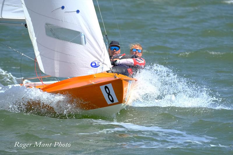 Ben and Emma during the Allen Snipe UK Nationals at Royal Corinthian Yacht Club photo copyright Roger Mant Photography taken at Royal Corinthian Yacht Club and featuring the Snipe class