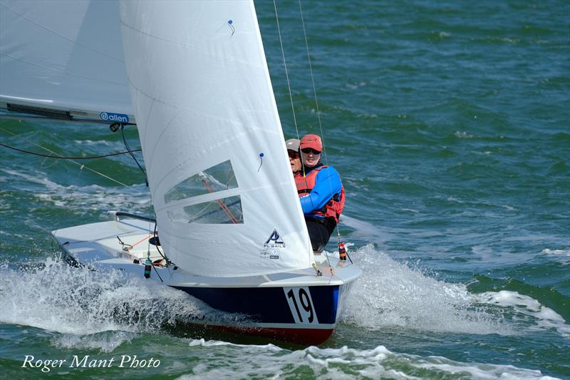 Guy and Sam during the Allen Snipe UK Nationals at Royal Corinthian Yacht Club photo copyright Roger Mant Photography taken at Royal Corinthian Yacht Club and featuring the Snipe class