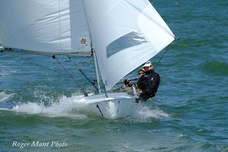 Matt and Eiichi during the Allen Snipe UK Nationals at Royal Corinthian Yacht Club - photo © Roger Mant Photography
