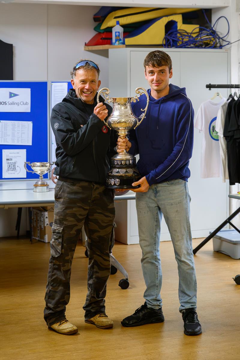 Joseph Warwicker and Andrew Service win the Isle of Sheppey Round the Island Race 2026 photo copyright Alex Creamer taken at Isle of Sheppey Sailing Club and featuring the Snipe class