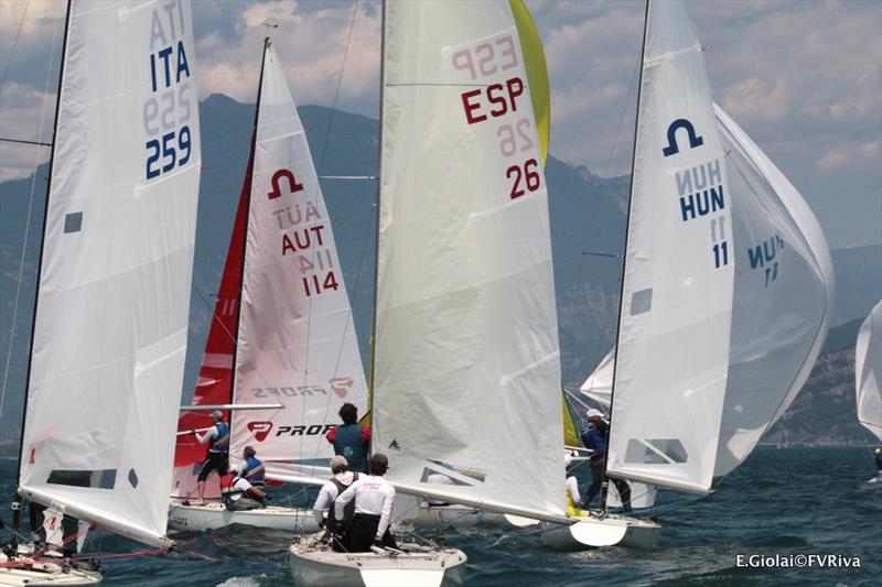 Soling European Championship 2017 photo copyright Elena Giolai / Fraglia Vela Riva taken at Fraglia Vela Riva and featuring the Soling class