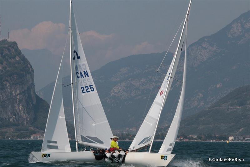 Soling European Championship 2017 photo copyright Elena Giolai / Fraglia Vela Riva taken at Fraglia Vela Riva and featuring the Soling class