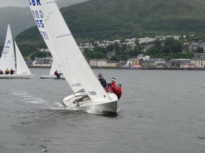 British Soling Championships at Fort William photo copyright Iain Loudon taken at Lochaber Yacht Club and featuring the Soling class