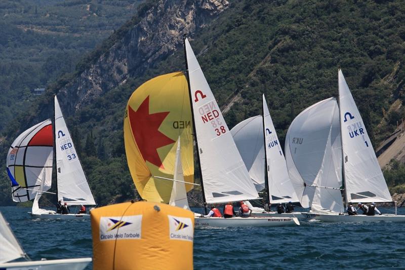 2019 Soling European Championship photo copyright Elena Giolai taken at Circolo Vela Torbole and featuring the Soling class