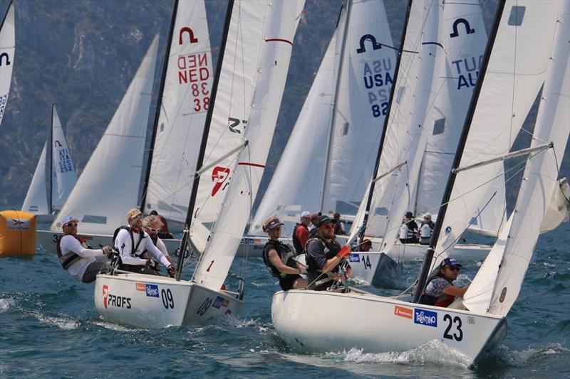 2019 Soling European Championship photo copyright Elena Giolai taken at Circolo Vela Torbole and featuring the Soling class