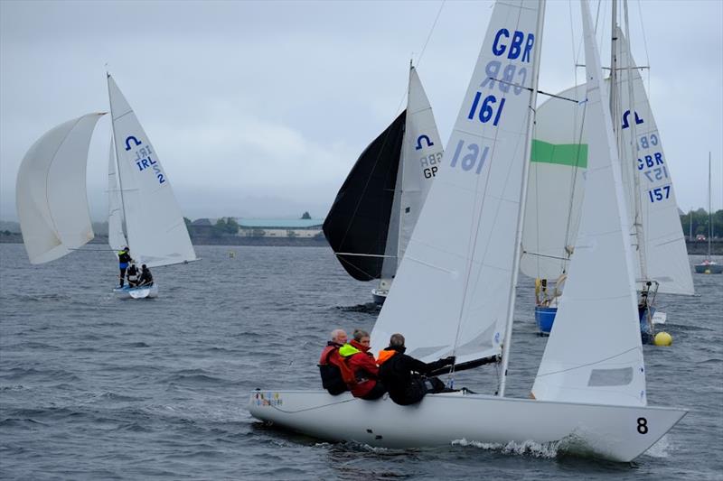 GBR161, champions Hamish Loudon, Victoria Kimber, Vince Dean during the Soling Nationals at Lochaber - photo © James Douglas