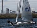 The fires of Mordor burn while the sailors race in the Solo Welsh Championship © Will Loy