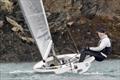 Tim Law heads into the rocks,-first overall - Solo class Western Championship at Salcombe © Will Loy