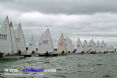 Action from the Solo End of Season Championship at Draycote photo copyright Mike Shaw / www.fotoboat.com taken at Draycote Water Sailing Club and featuring the Solo class