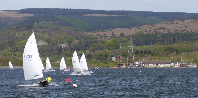 36 entries for the Solo Welsh Championships on Eglwys Nunydd Reservoir photo copyright Eddie Morgan taken at  and featuring the Solo class
