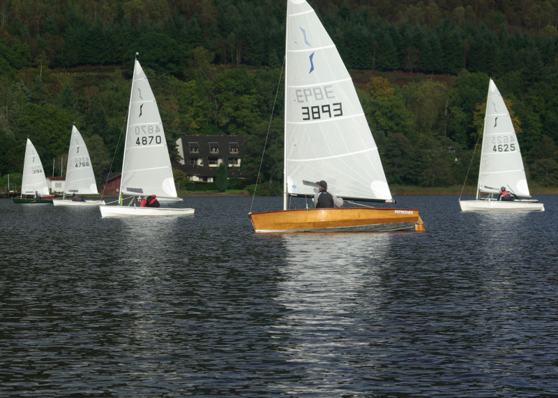 The final round of the Willburn Homes Scottish Solos Traveller Series is held at Loch Ard photo copyright Brendan Campbell taken at Loch Ard Sailing Club and featuring the Solo class