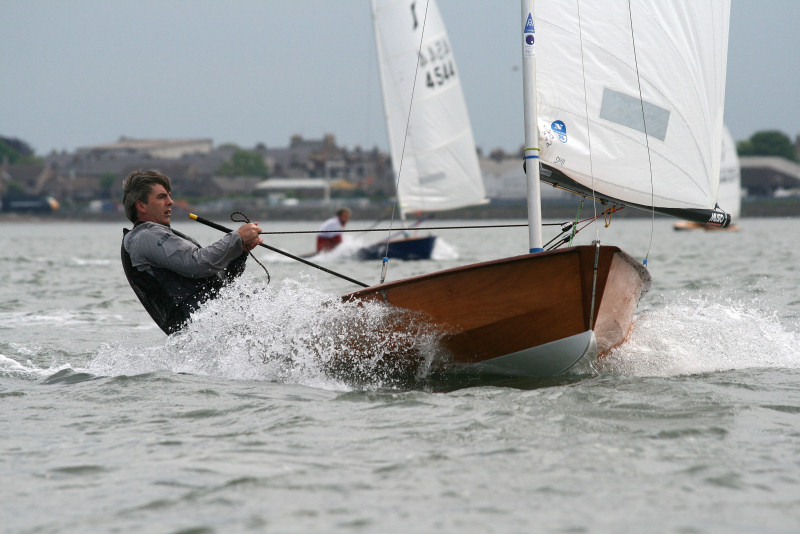 18 Solos for the Scottish travellers event at Montrose photo copyright Gordon Tosh taken at Montrose Sailing Club and featuring the Solo class