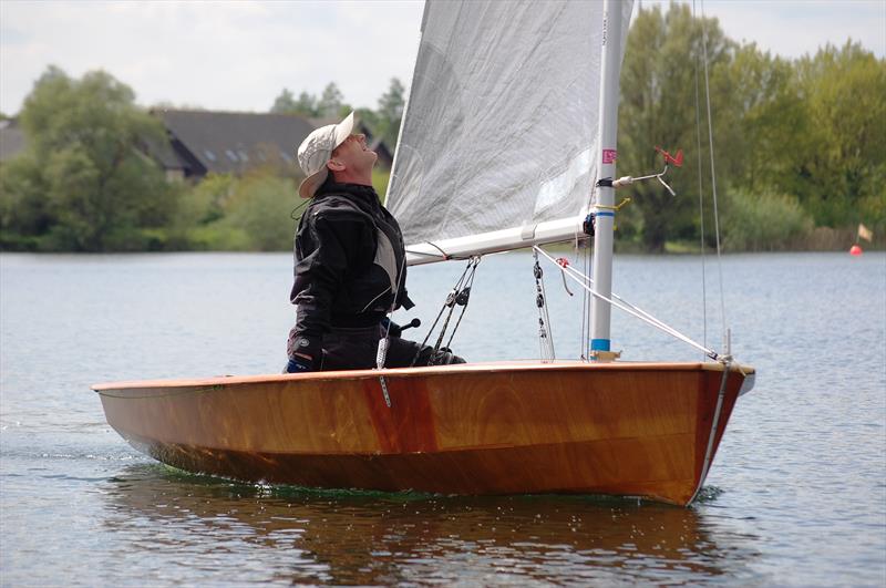 Richard Keefe's Solo during the Classic dinghy meeting at Hunts - photo © David Henshall