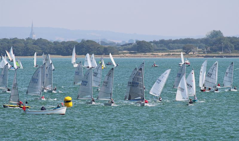 Chichester Harbour Race Week (formerly Fed Week) in past years photo copyright Jean Buchanan taken at  and featuring the Solo class