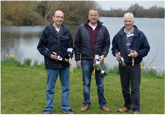 Kingsmead Solo Open prize winners photo copyright Rob Fairhurst taken at Kingsmead Sailing Club and featuring the Solo class