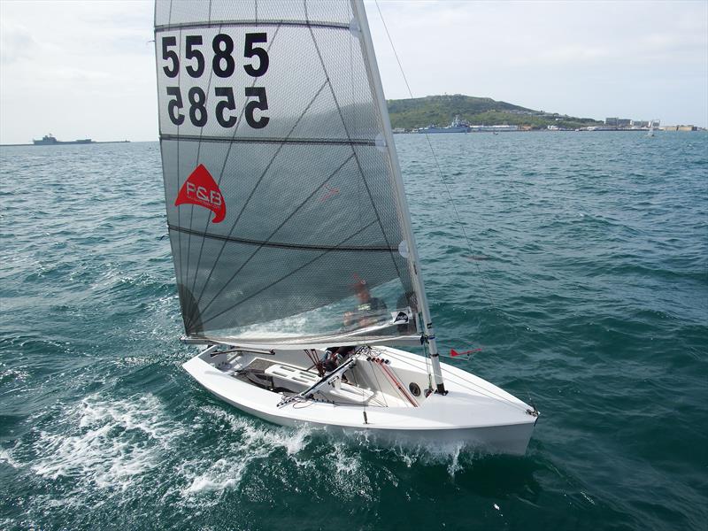 The P&B Solo of Olly Wells photo copyright Will Loy taken at Weymouth & Portland National Sailing Academy and featuring the Solo class