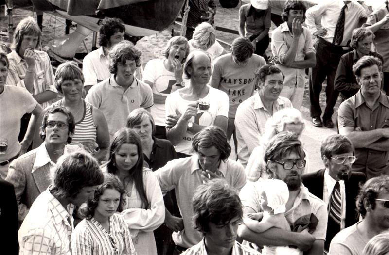 Funky fashion at the 1978 Solo Nationals prize giving photo copyright Solo Class Association taken at  and featuring the Solo class