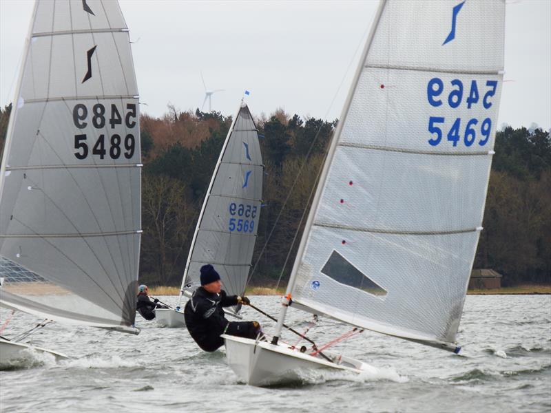 Guy Lonsdale during the Noble Marine Solo Winter Championship photo copyright Will Loy taken at Chew Valley Lake Sailing Club and featuring the Solo class