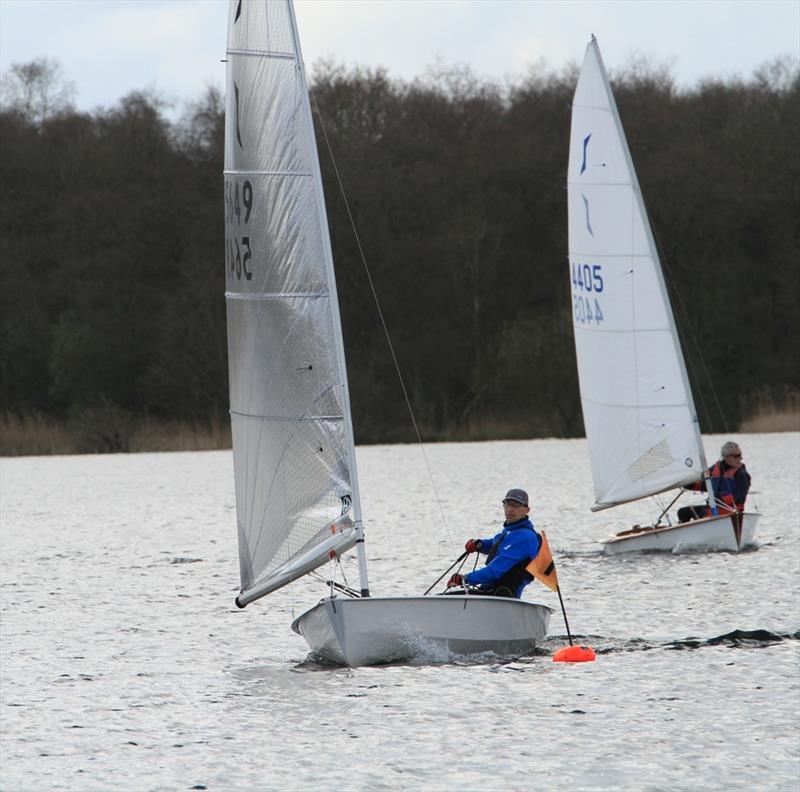 Alan Bishop wins the Rollesby Broad Solo Open photo copyright Stuart Highfield taken at Rollesby Broad Sailing Club and featuring the Solo class