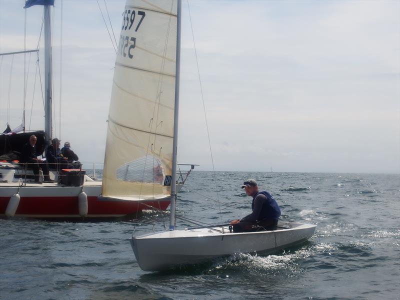 Andy Davies on day 5 of the Superspars National Solo UK Championship photo copyright Will Loy taken at Plas Heli Welsh National Sailing Academy and featuring the Solo class