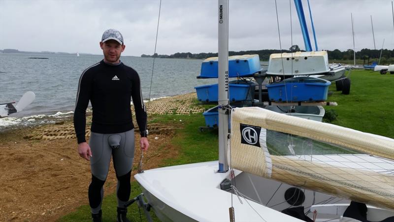 Andy Davis wins the Harken Solo Inland Championship at Rutland photo copyright Will Loy taken at Rutland Sailing Club and featuring the Solo class