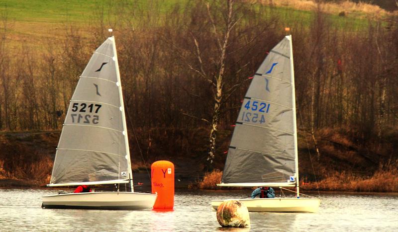 Leigh & Lowton Tipsy Icicle Series day 4 photo copyright Gerard van Den Hoek taken at Leigh & Lowton Sailing Club and featuring the Solo class