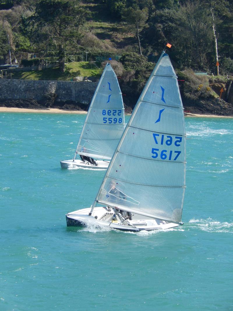 Salcombe Yacht Club Spring Series Race 2 photo copyright Malcolm Mackley taken at Salcombe Yacht Club and featuring the Solo class