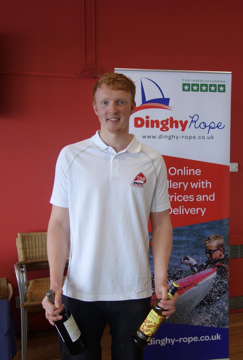 Oliver Davenport wins the Dinghy Rope Solo Midlands Area Open at Draycote Water photo copyright Nigel Davies taken at Draycote Water Sailing Club and featuring the Solo class