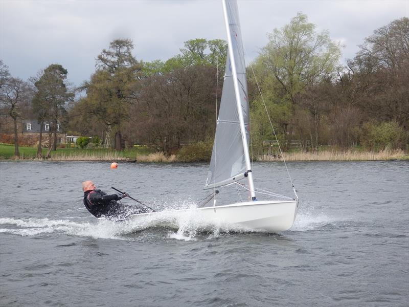 Scottish Solos at Bardowie Loch photo copyright Hugh McLean taken at Clyde Cruising Club and featuring the Solo class