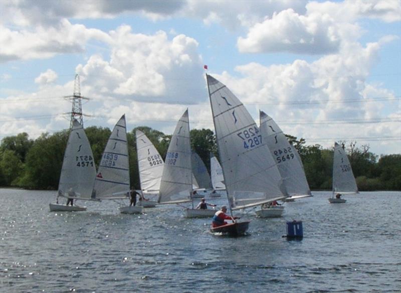 Solos at Fishers Green photo copyright Godfrey Clark taken at Fishers Green Sailing Club and featuring the Solo class