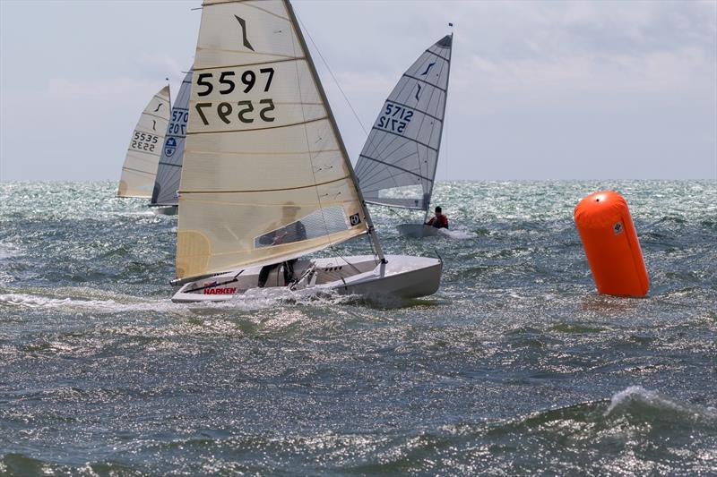 Andy Davis in classic conditions during the Solo Southern Area Championship at Felpham - photo © Bill Brooks